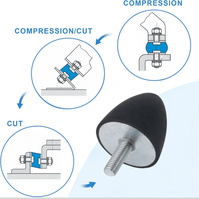 VP Type Series Rubber Stop-damper