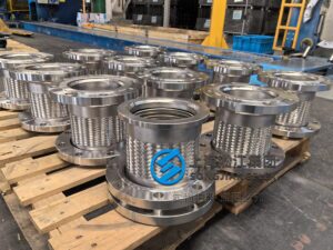 JTW-SS stainless steel braided flexible connector used for pipeline vibration reduction and industrial flexible piping systems